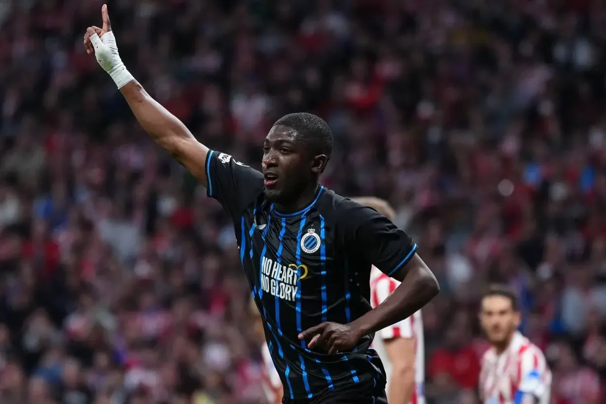 Atlético de Madrid elimina al Club Brugge de Ordóñez con triplete de Sørloth